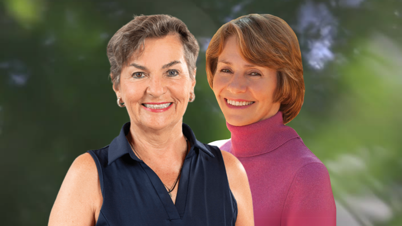 Christiana Figueres and Lynne Twist